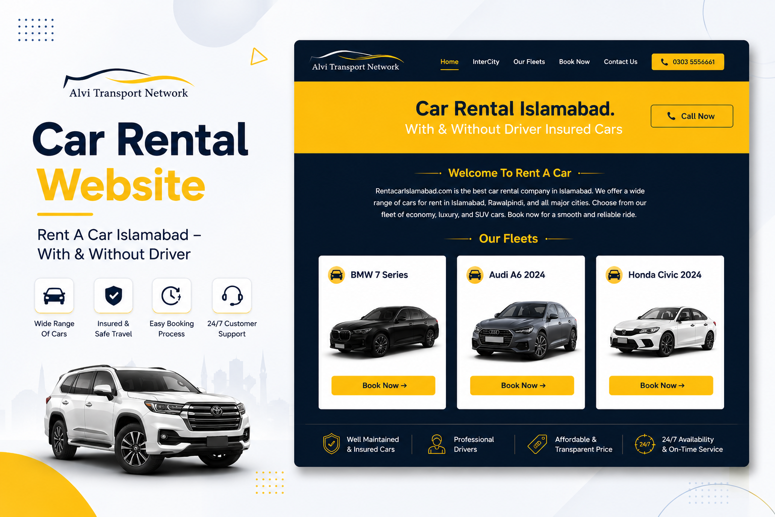 Alvi Transport Network: Car Rental & Fleet Management System