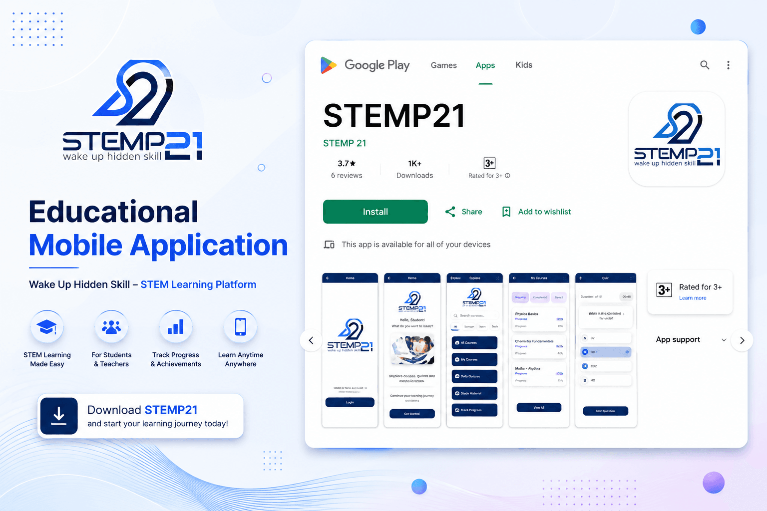 STEMP21 Interactive Learning Portal