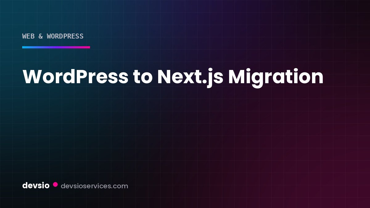 Hire Next.js developers from Devsio for fast websites and web apps