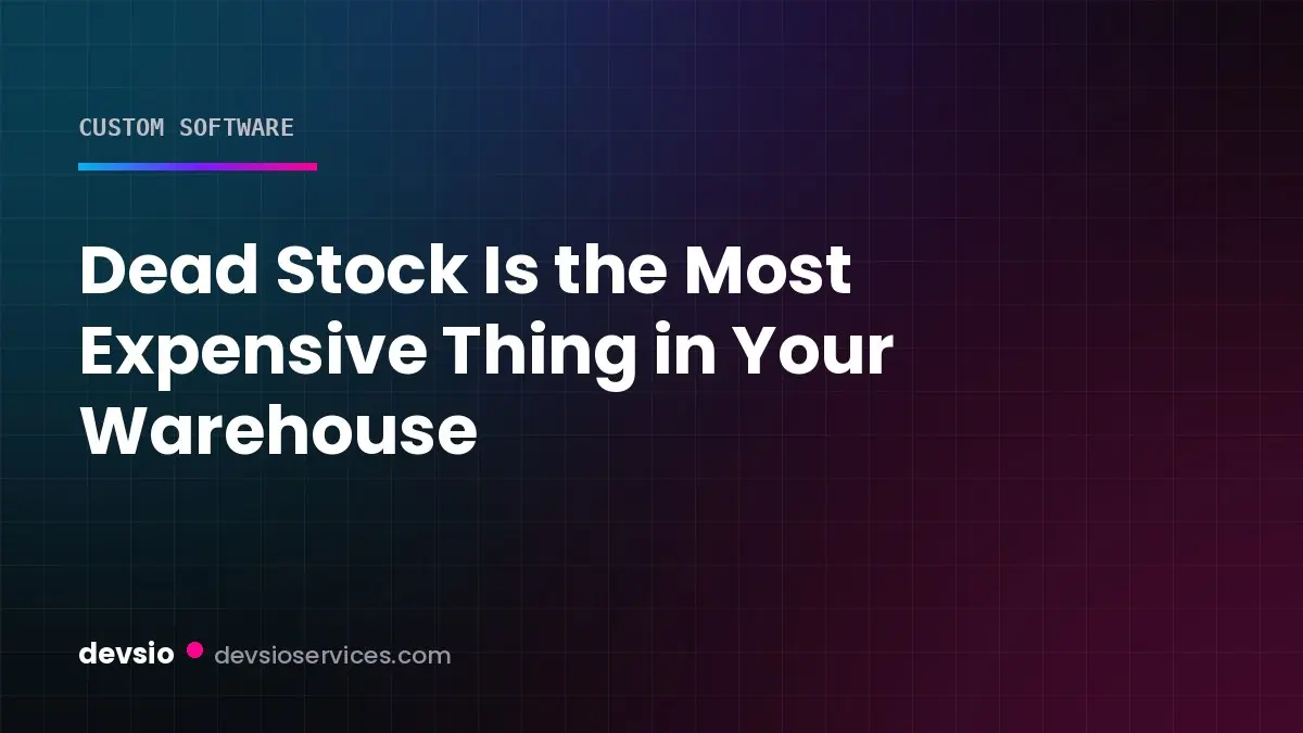 Warehouse stock a trading business has to track in the software