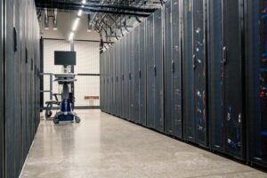 Small Business Websites 56 Server racks in a data centre