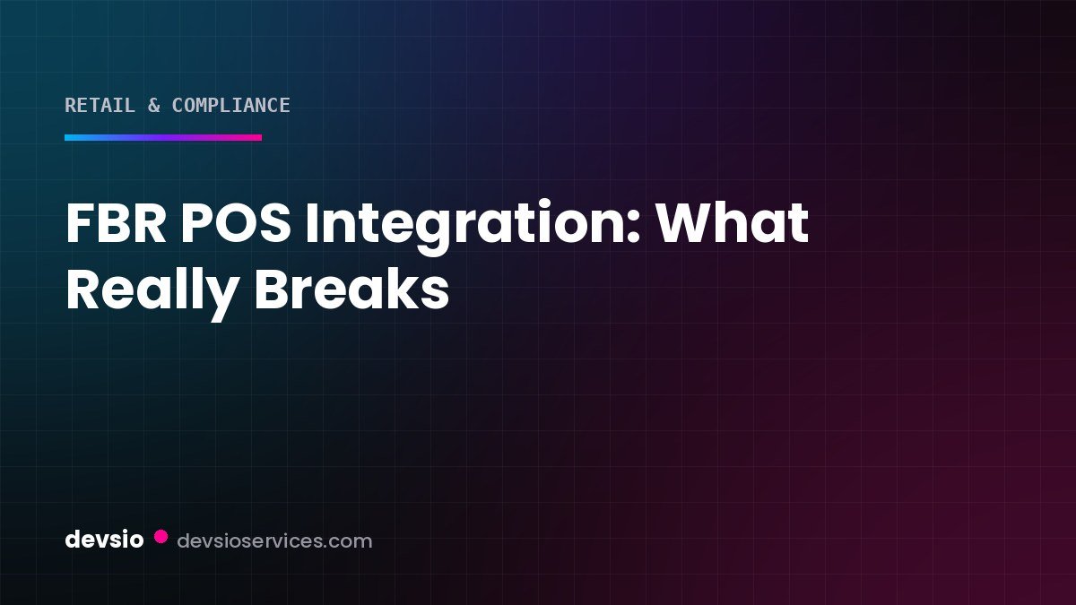 FBR POS Integration for Pakistani Retailers: What It Really Costs and What Breaks