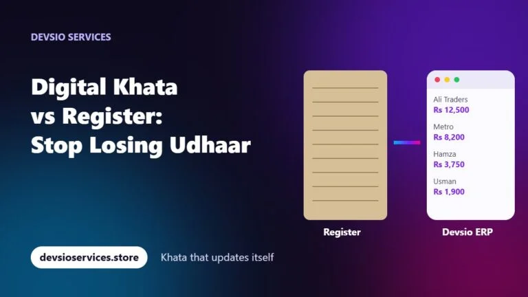 Digital Khata vs Register: How Pakistani Shops Lose Money on Udhaar (and How to Stop It)